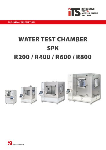 Water test chamber SPK