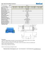 SVL1 Series DC Voltage Transducer