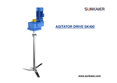 sk400 agitator introduction