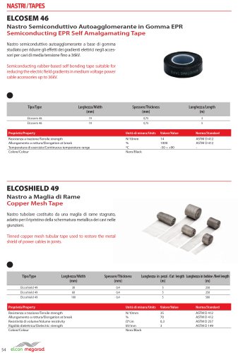 ELCOSEM 46 – Semiconducting EPR Self Amalgamating Tape