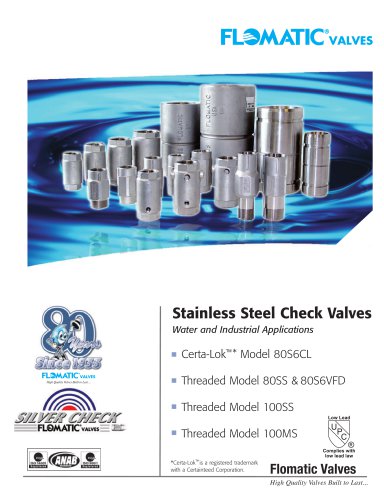 Stainless steel Check Valves