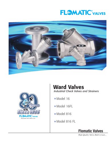 Ward Valves - Product Bulletin