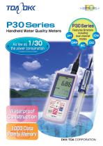 P30 series handheld water quality meters