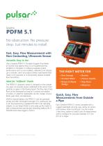 PDFM 5.1 Portable Doppler Flow Meter