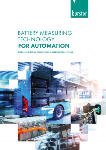 Battery Measuring Technology für Automation