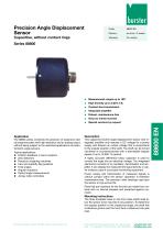 Data Sheet-Precision Angle Displacement Sensor - Series 88600