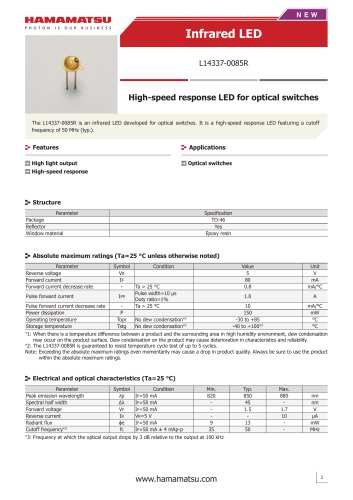 Infrared LED L14337-0085R