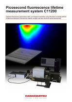 Picosecond fluorescence lifetime measurement system C11200