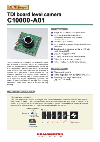 TDI board level camera C10000-C01