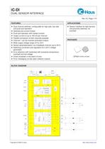 iC-DI    Dual Sensor Interface with 3.3 V/5 V Power Supply 