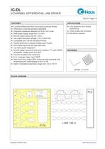 iC-DL    3-Channel Differential Line Driver