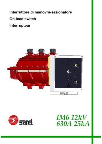 switches IM6 SF6 insulated 12KV 210 mm  