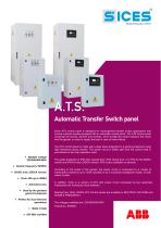 ATS Panel for single stand-by genset