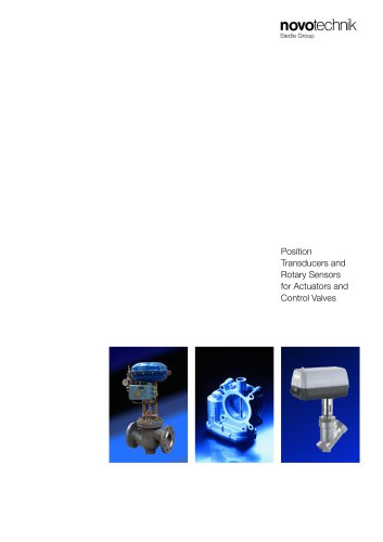 Position Transducers and Rotary Sensors for Actuators and Control Valves