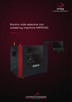 mta® MPS700 bottom side selective iron soldering machine