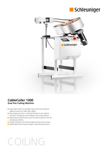 CableCoiler 1300 Data Sheet