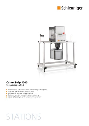 CenterStrip 1000 Datasheet