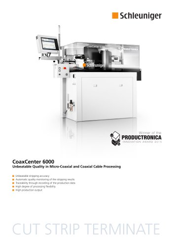 CoaxCenter 6000 Datasheet