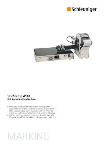 HotStamp 4140 DataSheet