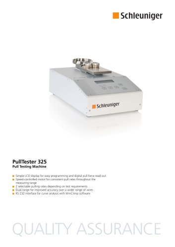 PullTester 325 Datasheet