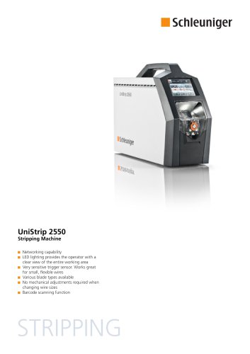 UniStrip 2550 Datasheet