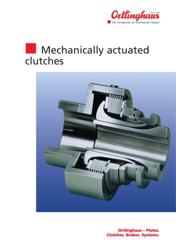 Mechanically actuated clutches