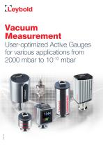 Vacuum Measurement - Sensors