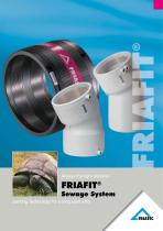 The FRIAFIT Sewage system for gravity pipe