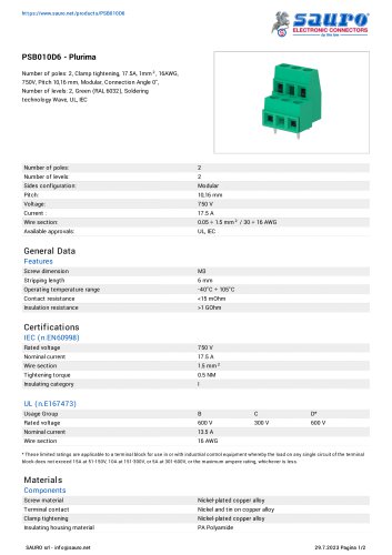 PSB010D6 - Plurima