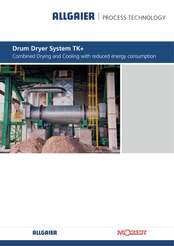 Drum dryer and cooler - reduced energy consumption