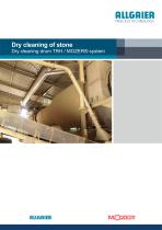 Dry cleaning of stone