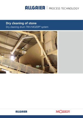 Dry cleaning of stone