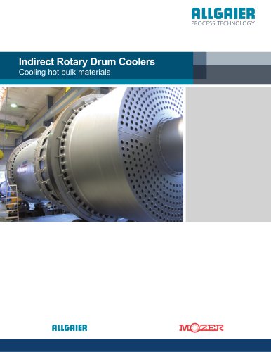 Indirect Rotary Drum Coolers - for cooling hot bulk materials - RKT