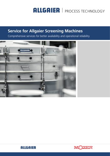 Service for Screening Machines