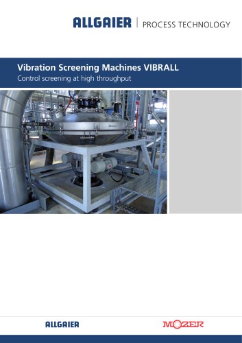 Vibration Screening Machines VIBRALL