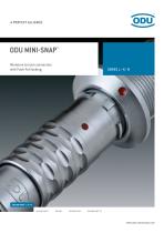 ODU MINI-SNAP® L,K,B Circular Connector Series L,K,B