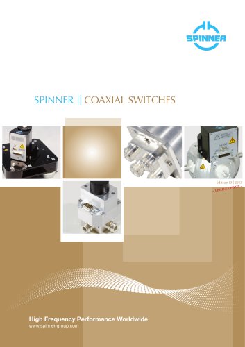 Coaxial Switches Edition D