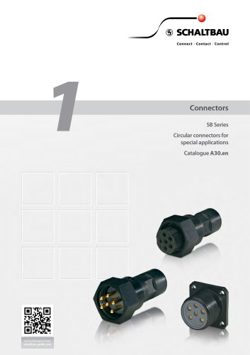 Circular connectors for special applications, SB series