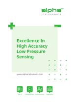 Excellence In High Accuracy Low Pressure Sensing