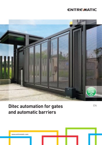 Ditec automation for gates and automatic barriers