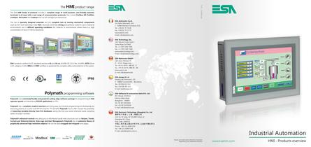 ESA Industrial Automation - Flyer HMI