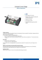 Compact Linear Stage - With DC or Stepper Motor - L-505