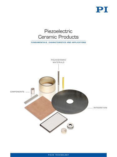 PI Piezoelectric Ceramic Products