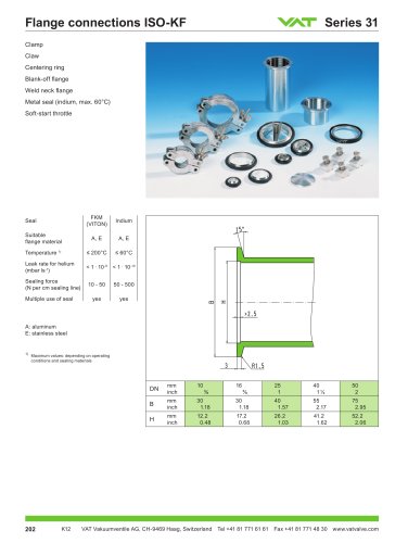 310 - Flange connections ISO-KF