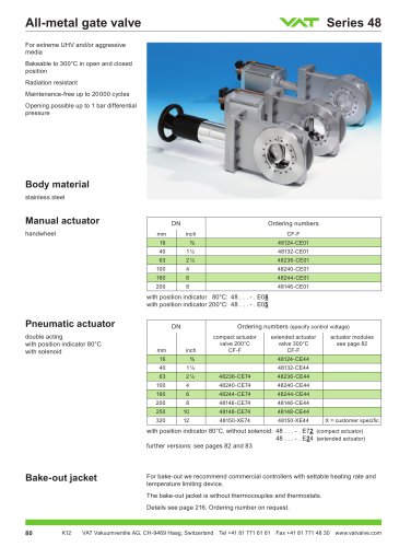 All-metal gate valve