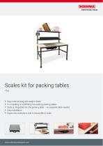 Scales kit for packing tables 73xx