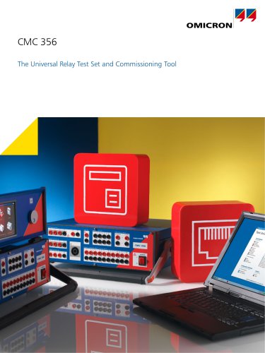 CMC 356 - The Universal Relay Test Set and Commissioning Tool