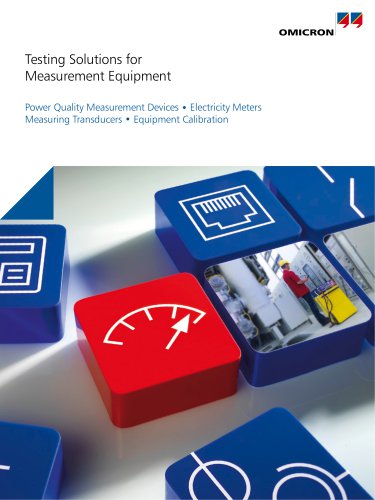 Testing Solutions for Measurement Equipment