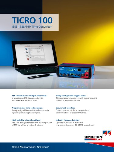 TICRO 100 - IEEE 1588/PTP Time Converter