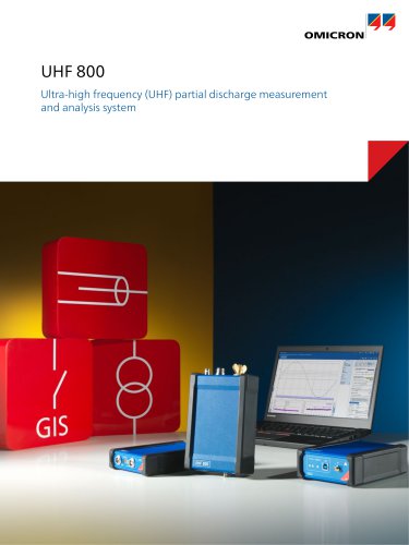 UHF 800 Ultra-high frequency (UHF) partial discharge measurement and analysis system